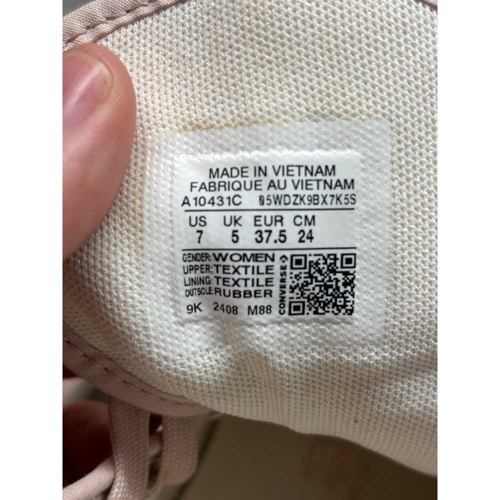 Converse Chuck Taylor All Star Lift Pink Gold Platform High Top A10431C Womens 7 - Picture 7 of 7